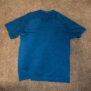 Royal Blue.  Size L. Mens lululemon workout tshirt